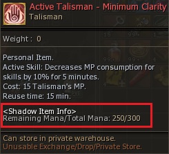 l2 talisman